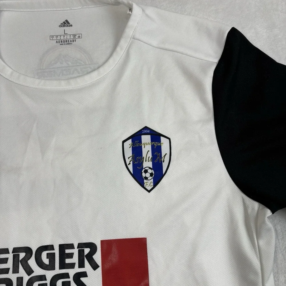 Adidas‎ Aeroready Alberquerque Football Club Soccer Jersey Men's L Stains